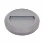 Baliza circular LED de superficie exterior "SILVER" 2W IP65 Baliza circular LED de superficie exterior "SILVER" 2W IP65