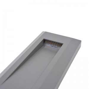 Baliza retangular LED para superfície exterior 1W IP65