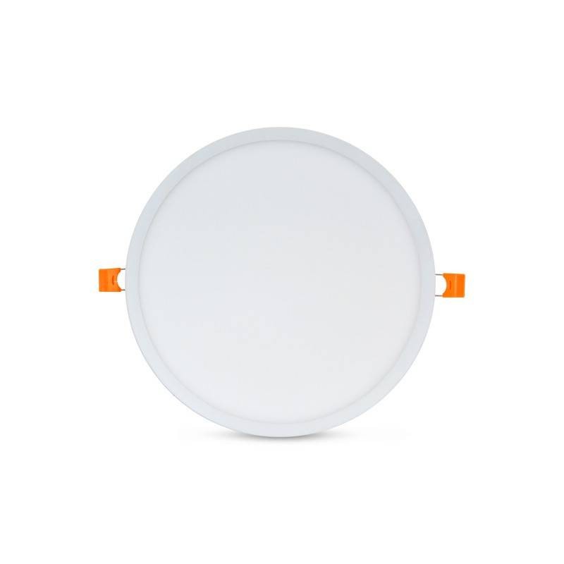 Downlight LED circular encastrável e ajustável 20W