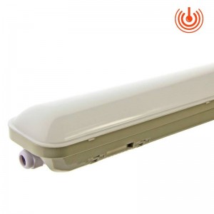 Luminária estanque LED integrado 120CM 36W 3000lm com sensor de presença IP65