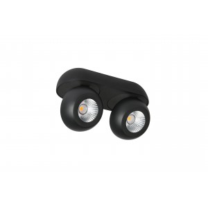 Aplique de parede duplo LED "LOOK- 2" ​​18W - preto