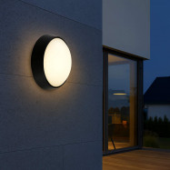 Plafon LED exterior redondo...